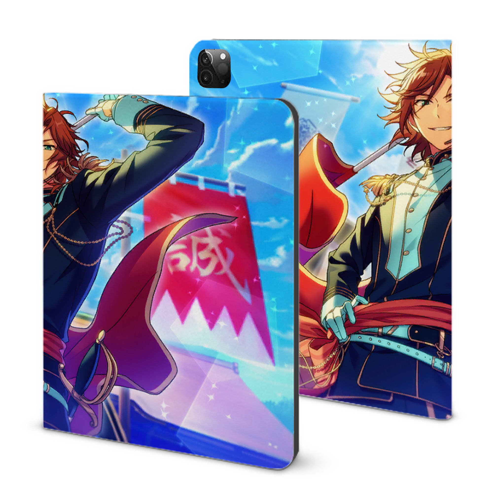 （画像用） あんさんぶるスターズ! Ensemble Stars IPadケース ペンホルダー付き ブックスタイルデザイン